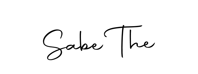 Use a signature maker to create a handwritten signature online. With this signature software, you can design (Autography-DOLnW) your own signature for name Sabe The. Sabe The signature style 10 images and pictures png