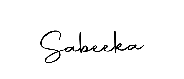 How to make Sabeeka name signature. Use Autography-DOLnW style for creating short signs online. This is the latest handwritten sign. Sabeeka signature style 10 images and pictures png