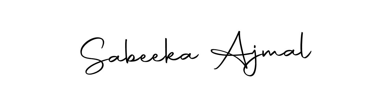 Also You can easily find your signature by using the search form. We will create Sabeeka Ajmal name handwritten signature images for you free of cost using Autography-DOLnW sign style. Sabeeka Ajmal signature style 10 images and pictures png