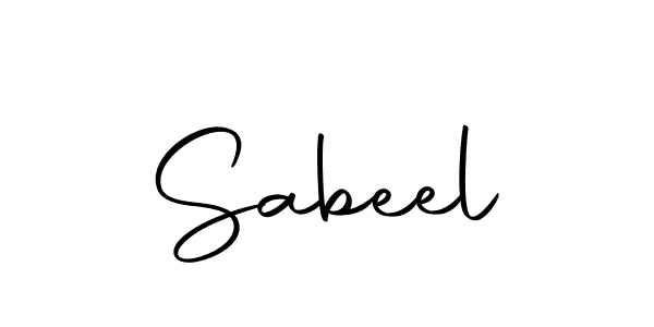 if you are searching for the best signature style for your name Sabeel. so please give up your signature search. here we have designed multiple signature styles  using Autography-DOLnW. Sabeel signature style 10 images and pictures png