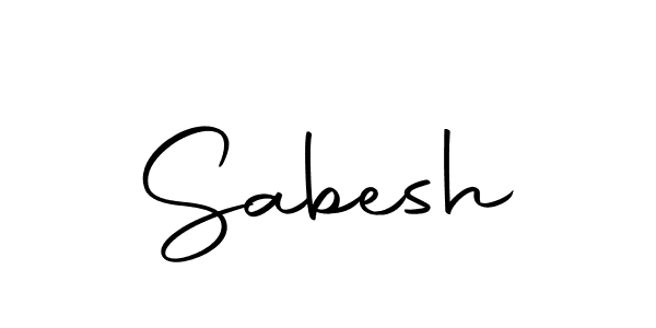 Use a signature maker to create a handwritten signature online. With this signature software, you can design (Autography-DOLnW) your own signature for name Sabesh. Sabesh signature style 10 images and pictures png