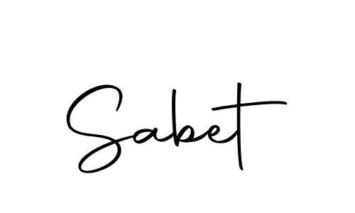 Use a signature maker to create a handwritten signature online. With this signature software, you can design (Autography-DOLnW) your own signature for name Sabet. Sabet signature style 10 images and pictures png