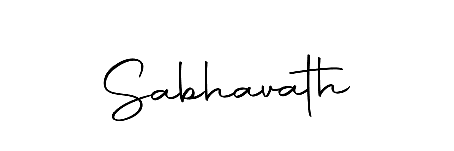 Make a beautiful signature design for name Sabhavath. Use this online signature maker to create a handwritten signature for free. Sabhavath signature style 10 images and pictures png