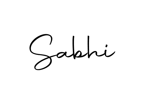 Create a beautiful signature design for name Sabhi. With this signature (Autography-DOLnW) fonts, you can make a handwritten signature for free. Sabhi signature style 10 images and pictures png