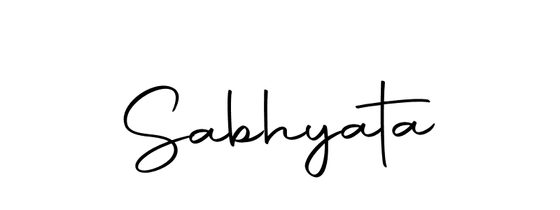 You should practise on your own different ways (Autography-DOLnW) to write your name (Sabhyata) in signature. don't let someone else do it for you. Sabhyata signature style 10 images and pictures png