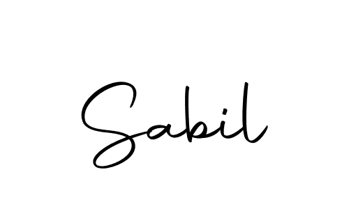 How to make Sabil signature? Autography-DOLnW is a professional autograph style. Create handwritten signature for Sabil name. Sabil signature style 10 images and pictures png