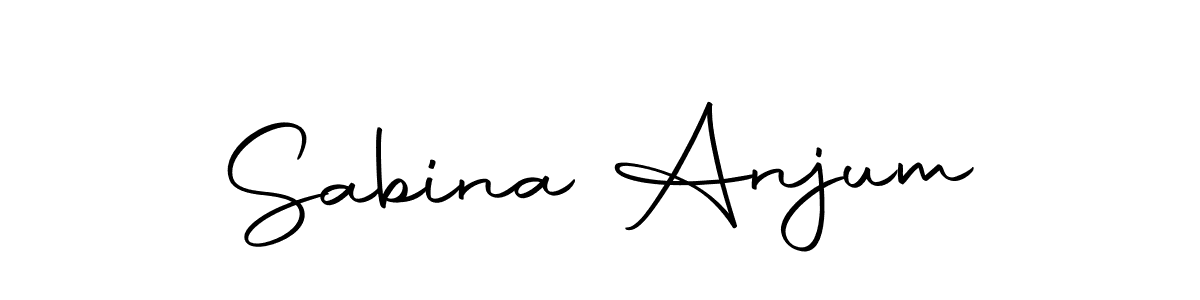 Use a signature maker to create a handwritten signature online. With this signature software, you can design (Autography-DOLnW) your own signature for name Sabina Anjum. Sabina Anjum signature style 10 images and pictures png