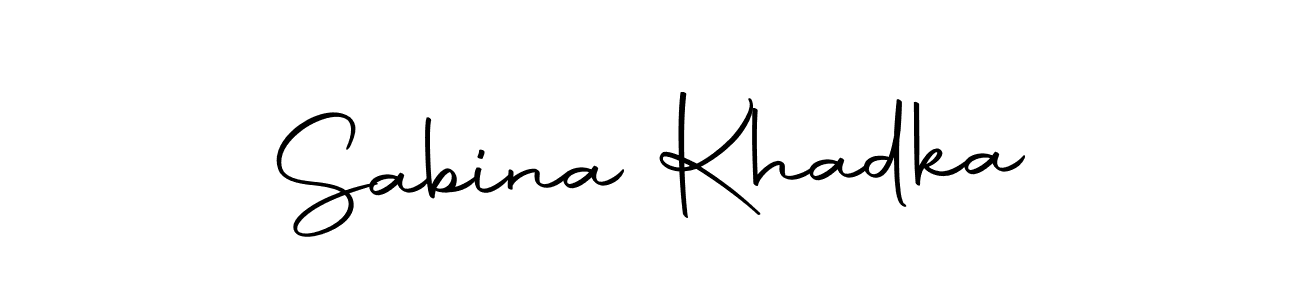 It looks lik you need a new signature style for name Sabina Khadka. Design unique handwritten (Autography-DOLnW) signature with our free signature maker in just a few clicks. Sabina Khadka signature style 10 images and pictures png