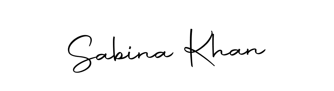 Make a short Sabina Khan signature style. Manage your documents anywhere anytime using Autography-DOLnW. Create and add eSignatures, submit forms, share and send files easily. Sabina Khan signature style 10 images and pictures png