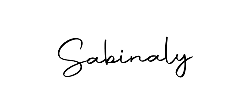 You should practise on your own different ways (Autography-DOLnW) to write your name (Sabinaly) in signature. don't let someone else do it for you. Sabinaly signature style 10 images and pictures png