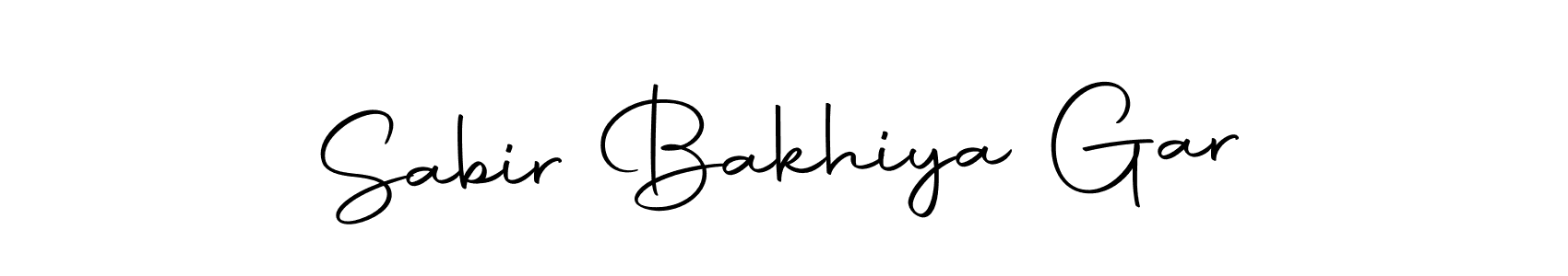 if you are searching for the best signature style for your name Sabir Bakhiya Gar. so please give up your signature search. here we have designed multiple signature styles  using Autography-DOLnW. Sabir Bakhiya Gar signature style 10 images and pictures png