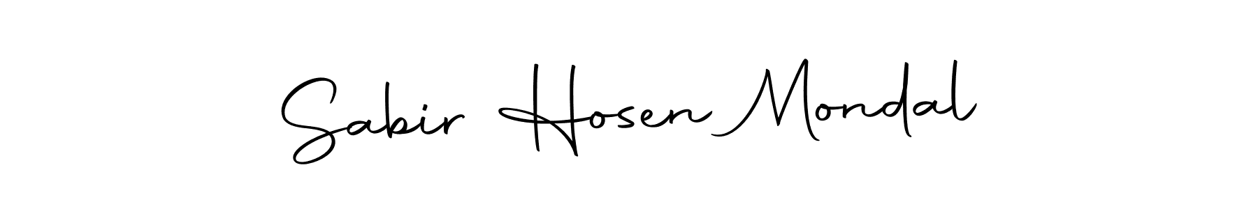 Also we have Sabir Hosen Mondal name is the best signature style. Create professional handwritten signature collection using Autography-DOLnW autograph style. Sabir Hosen Mondal signature style 10 images and pictures png