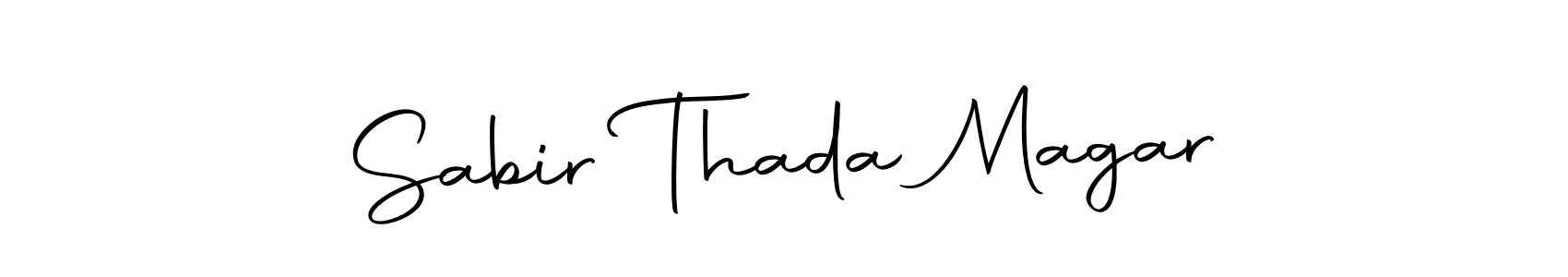 Use a signature maker to create a handwritten signature online. With this signature software, you can design (Autography-DOLnW) your own signature for name Sabir Thada Magar. Sabir Thada Magar signature style 10 images and pictures png