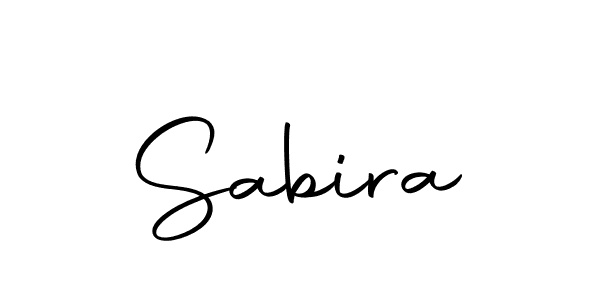 Make a beautiful signature design for name Sabira. With this signature (Autography-DOLnW) style, you can create a handwritten signature for free. Sabira signature style 10 images and pictures png
