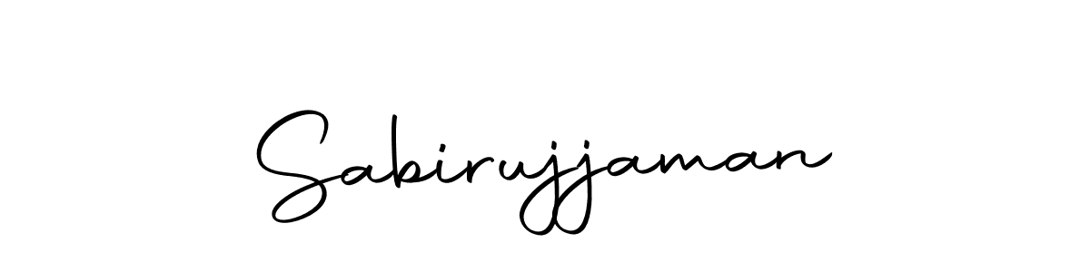 How to make Sabirujjaman signature? Autography-DOLnW is a professional autograph style. Create handwritten signature for Sabirujjaman name. Sabirujjaman signature style 10 images and pictures png