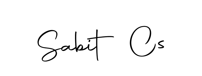 You can use this online signature creator to create a handwritten signature for the name Sabit Cs. This is the best online autograph maker. Sabit Cs signature style 10 images and pictures png