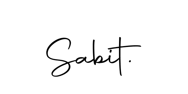 Also we have Sabit. name is the best signature style. Create professional handwritten signature collection using Autography-DOLnW autograph style. Sabit. signature style 10 images and pictures png