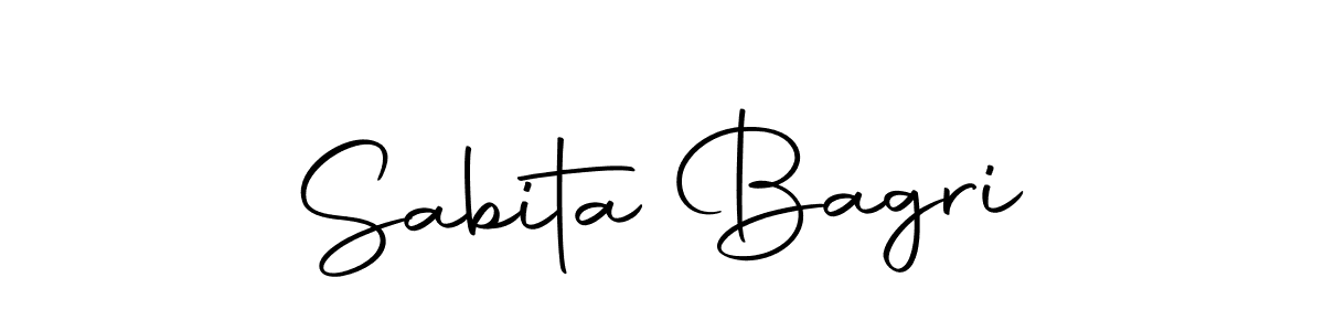 Make a beautiful signature design for name Sabita Bagri. Use this online signature maker to create a handwritten signature for free. Sabita Bagri signature style 10 images and pictures png
