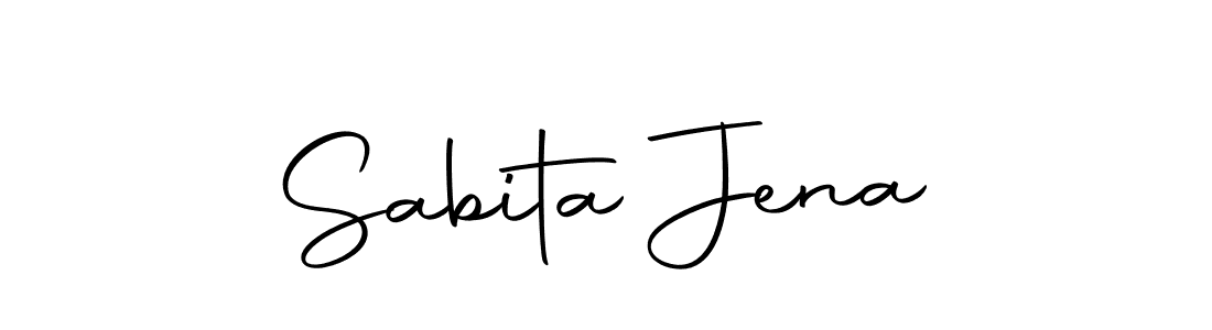 How to make Sabita Jena signature? Autography-DOLnW is a professional autograph style. Create handwritten signature for Sabita Jena name. Sabita Jena signature style 10 images and pictures png