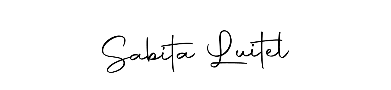 Make a short Sabita Luitel signature style. Manage your documents anywhere anytime using Autography-DOLnW. Create and add eSignatures, submit forms, share and send files easily. Sabita Luitel signature style 10 images and pictures png