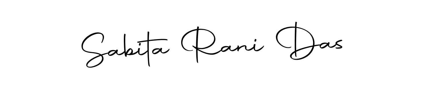 Create a beautiful signature design for name Sabita Rani Das. With this signature (Autography-DOLnW) fonts, you can make a handwritten signature for free. Sabita Rani Das signature style 10 images and pictures png