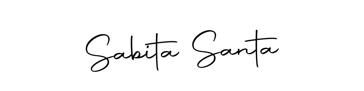 Here are the top 10 professional signature styles for the name Sabita Santa. These are the best autograph styles you can use for your name. Sabita Santa signature style 10 images and pictures png