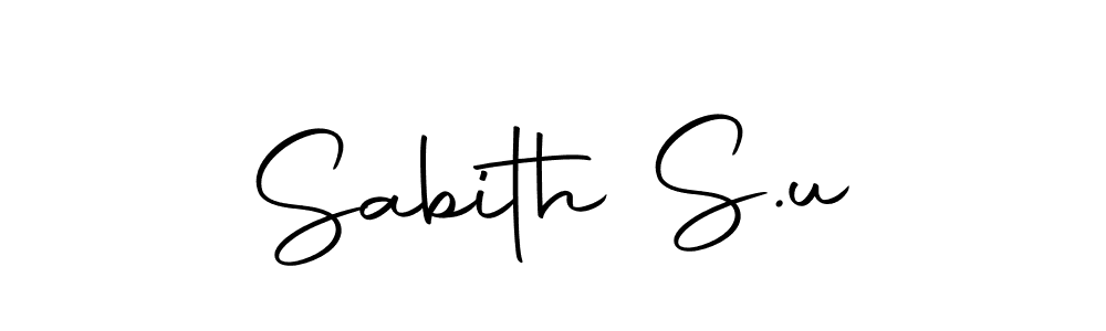 Also You can easily find your signature by using the search form. We will create Sabith S.u name handwritten signature images for you free of cost using Autography-DOLnW sign style. Sabith S.u signature style 10 images and pictures png
