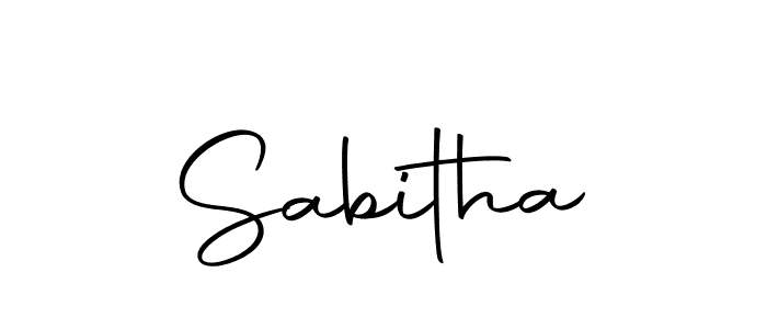 How to make Sabitha signature? Autography-DOLnW is a professional autograph style. Create handwritten signature for Sabitha name. Sabitha signature style 10 images and pictures png