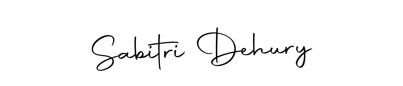 How to make Sabitri Dehury name signature. Use Autography-DOLnW style for creating short signs online. This is the latest handwritten sign. Sabitri Dehury signature style 10 images and pictures png