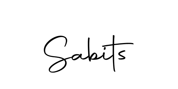 Similarly Autography-DOLnW is the best handwritten signature design. Signature creator online .You can use it as an online autograph creator for name Sabits. Sabits signature style 10 images and pictures png