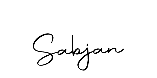 How to make Sabjan signature? Autography-DOLnW is a professional autograph style. Create handwritten signature for Sabjan name. Sabjan signature style 10 images and pictures png