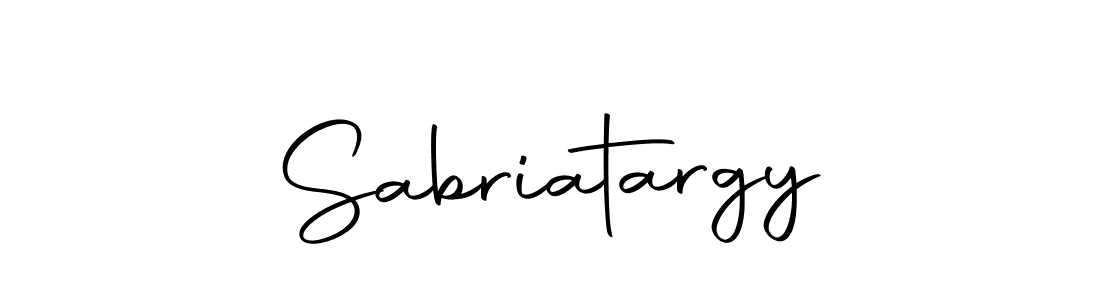 Make a beautiful signature design for name Sabriatargy. Use this online signature maker to create a handwritten signature for free. Sabriatargy signature style 10 images and pictures png
