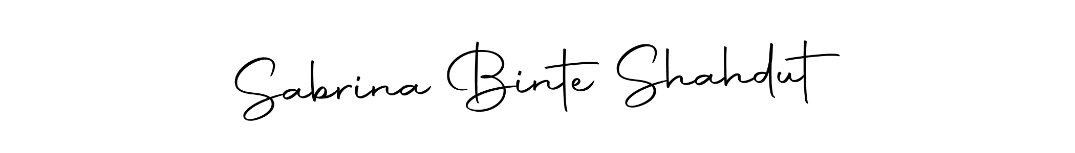 You should practise on your own different ways (Autography-DOLnW) to write your name (Sabrina Binte Shahdut) in signature. don't let someone else do it for you. Sabrina Binte Shahdut signature style 10 images and pictures png
