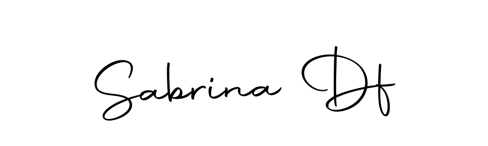Also we have Sabrina Df name is the best signature style. Create professional handwritten signature collection using Autography-DOLnW autograph style. Sabrina Df signature style 10 images and pictures png