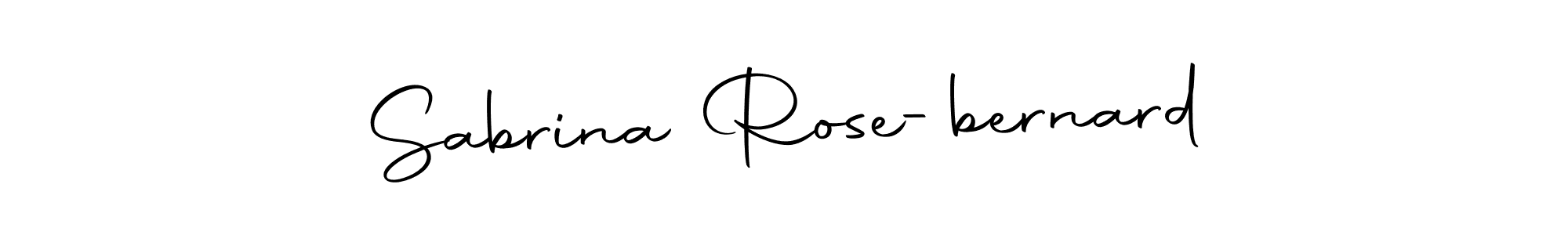 The best way (Autography-DOLnW) to make a short signature is to pick only two or three words in your name. The name Sabrina Rose-bernard include a total of six letters. For converting this name. Sabrina Rose-bernard signature style 10 images and pictures png