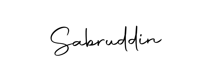 How to make Sabruddin signature? Autography-DOLnW is a professional autograph style. Create handwritten signature for Sabruddin name. Sabruddin signature style 10 images and pictures png