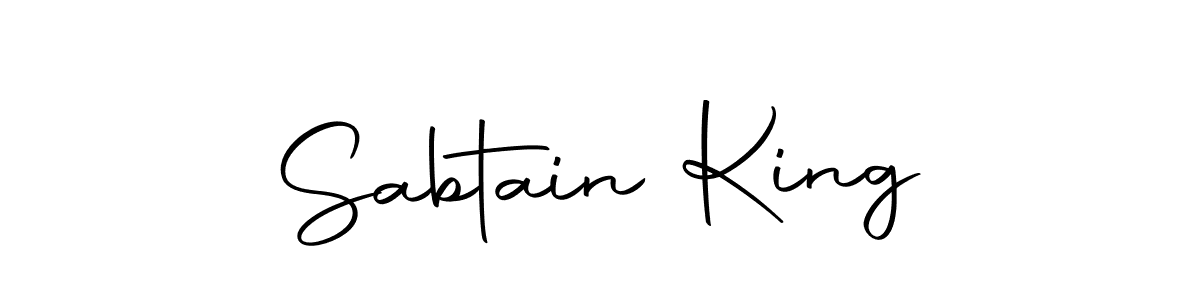 Make a beautiful signature design for name Sabtain King. With this signature (Autography-DOLnW) style, you can create a handwritten signature for free. Sabtain King signature style 10 images and pictures png