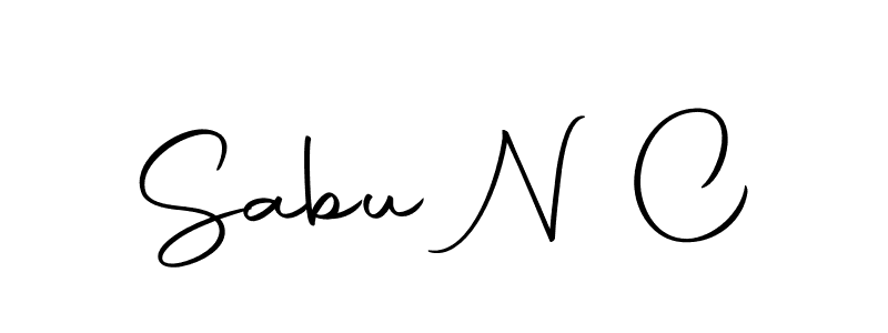 Design your own signature with our free online signature maker. With this signature software, you can create a handwritten (Autography-DOLnW) signature for name Sabu N C. Sabu N C signature style 10 images and pictures png