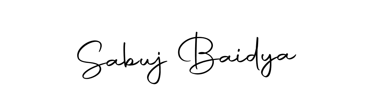 Also we have Sabuj Baidya name is the best signature style. Create professional handwritten signature collection using Autography-DOLnW autograph style. Sabuj Baidya signature style 10 images and pictures png