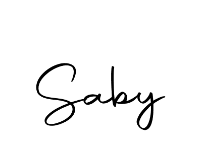Here are the top 10 professional signature styles for the name Saby. These are the best autograph styles you can use for your name. Saby signature style 10 images and pictures png