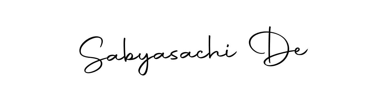 You can use this online signature creator to create a handwritten signature for the name Sabyasachi De. This is the best online autograph maker. Sabyasachi De signature style 10 images and pictures png