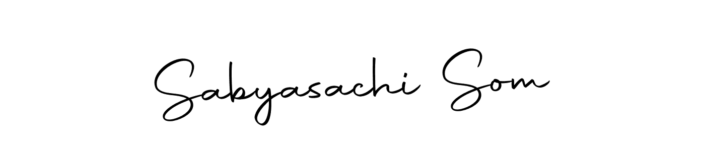 Create a beautiful signature design for name Sabyasachi Som. With this signature (Autography-DOLnW) fonts, you can make a handwritten signature for free. Sabyasachi Som signature style 10 images and pictures png