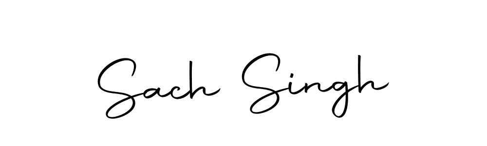 How to make Sach Singh signature? Autography-DOLnW is a professional autograph style. Create handwritten signature for Sach Singh name. Sach Singh signature style 10 images and pictures png