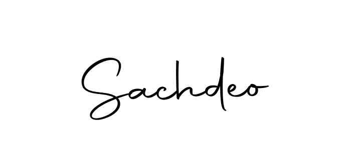 How to make Sachdeo signature? Autography-DOLnW is a professional autograph style. Create handwritten signature for Sachdeo name. Sachdeo signature style 10 images and pictures png