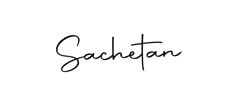 Use a signature maker to create a handwritten signature online. With this signature software, you can design (Autography-DOLnW) your own signature for name Sachetan. Sachetan signature style 10 images and pictures png