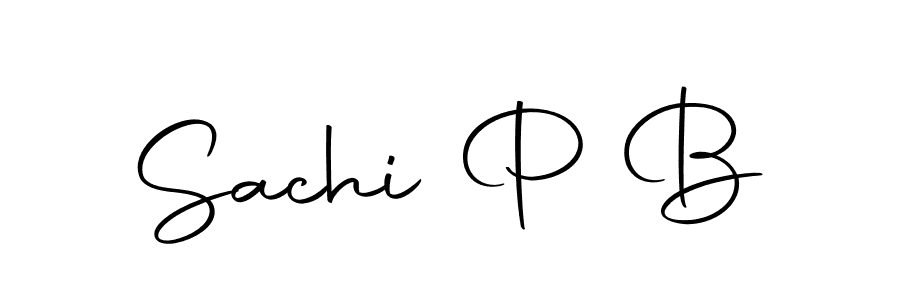 How to make Sachi P B signature? Autography-DOLnW is a professional autograph style. Create handwritten signature for Sachi P B name. Sachi P B signature style 10 images and pictures png
