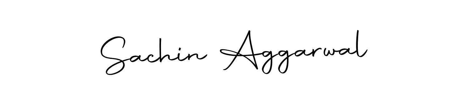 Create a beautiful signature design for name Sachin Aggarwal. With this signature (Autography-DOLnW) fonts, you can make a handwritten signature for free. Sachin Aggarwal signature style 10 images and pictures png