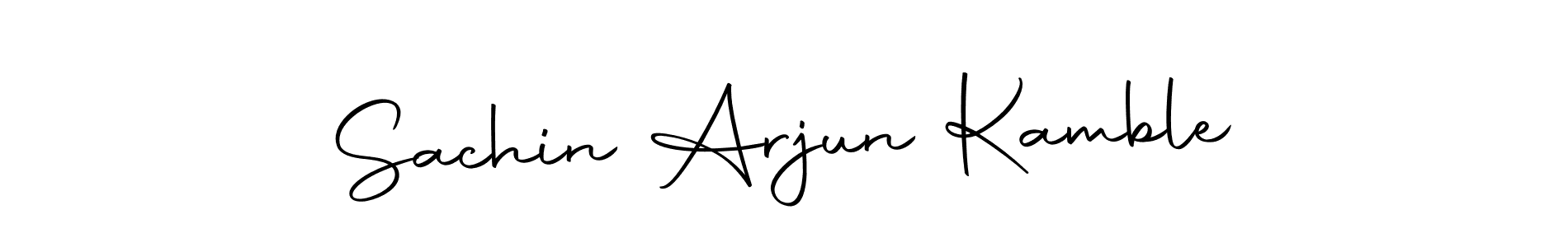 Sachin Arjun Kamble stylish signature style. Best Handwritten Sign (Autography-DOLnW) for my name. Handwritten Signature Collection Ideas for my name Sachin Arjun Kamble. Sachin Arjun Kamble signature style 10 images and pictures png