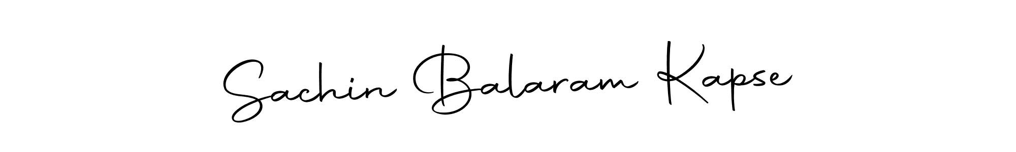 How to make Sachin Balaram Kapse name signature. Use Autography-DOLnW style for creating short signs online. This is the latest handwritten sign. Sachin Balaram Kapse signature style 10 images and pictures png