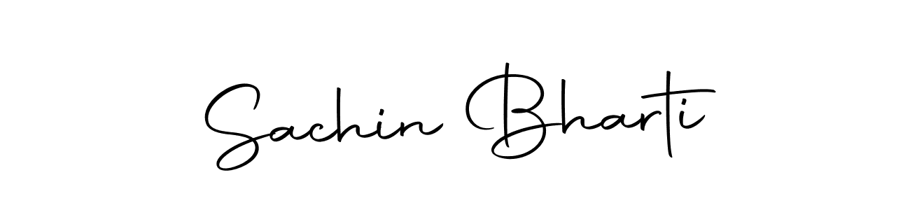 You should practise on your own different ways (Autography-DOLnW) to write your name (Sachin Bharti) in signature. don't let someone else do it for you. Sachin Bharti signature style 10 images and pictures png